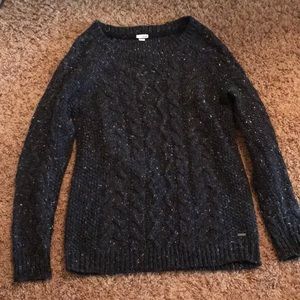 Garage dark grey thick sweater